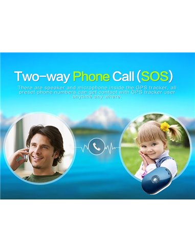 Mini GPS Eντοπισμού Θέσης Q60, 400mAh, Αδιάβροχο, Black