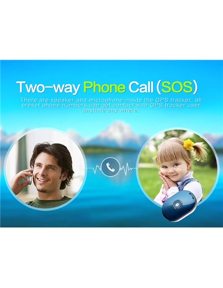 Mini GPS Eντοπισμού Θέσης Q60, 400mAh, Αδιάβροχο, Black