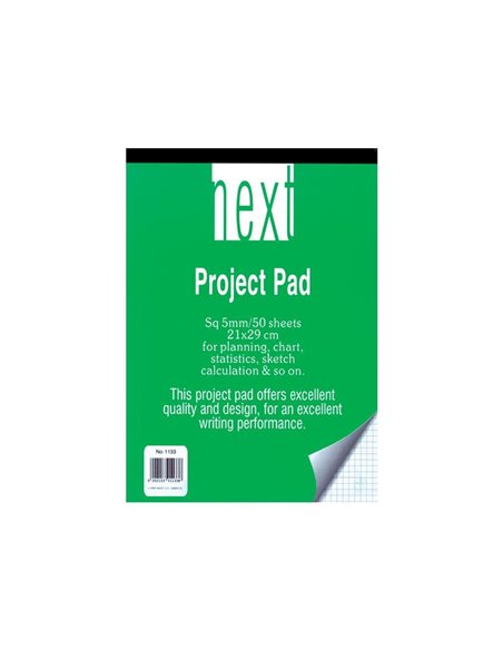 Next μπλοκ καρέ 21x29εκ. 50φυλ.