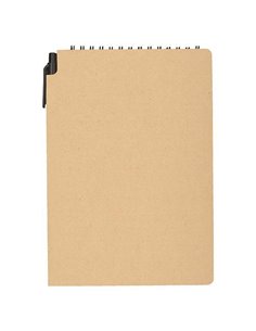 Next Eco Promo μπλοκ σπιράλ με στυλό 14x21εκ. 80φ.