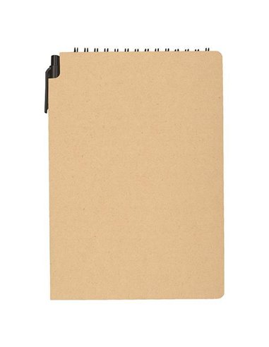 Next Eco Promo μπλοκ σπιράλ με στυλό 14x21εκ. 80φ.