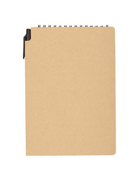 Next Eco Promo μπλοκ σπιράλ με στυλό 14x21εκ. 80φ.