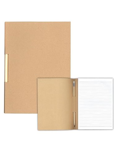 Next Promo μπλοκ ριγέ με οικολογικό μολύβι 14x21εκ. 50φ.