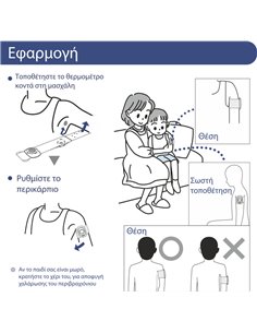 POWERTECH Smart Παιδικό Θερμόμετρο PT-501, Bluetooth, με συναγερμό