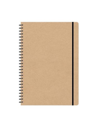 Next Promo τετράδιο σπιράλ με λάστιχο 17x25εκ. 2θ. 70φ.