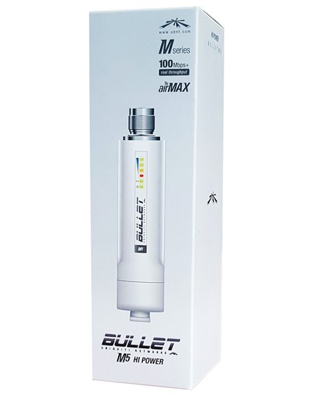 UBIQUITI BulletM5-HP 5GHz Outdoor High Power 802.11a/n AirMax AP-CPE