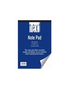 Next μπλοκ ριγέ 17x25εκ. 50φυλ.