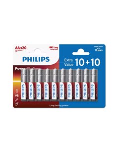 Philips LR6P20BP.GRS Power Alkaline Αλκαλικές μπαταρίες υψηλής απόδοσης 20 τμχ AA 2