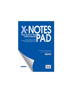 Next x-notes μπλοκ ριγέ 21x29εκ. 50φυλ.