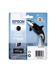 Ink Epson T7608 C13T76084N10 Ultrachrome HD Matte Black - 26ml 2