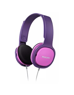 Philips SHK2000 Ενσύρματα On Ear Παιδικά Ακουστικά Μωβ Ροζ 2