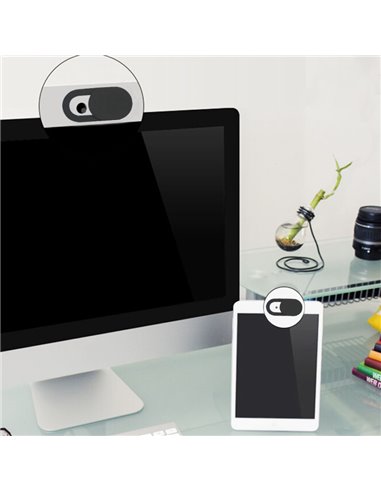 Κάλυμμα κάμερας SPPIP-001, universal, 3τμχ, μαύρο