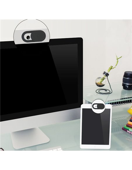 Κάλυμμα κάμερας SPPIP-001, universal, 3τμχ, μαύρο