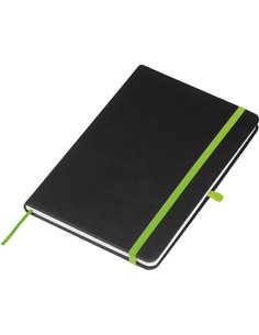 Σημειωματάριο Α5 μαύρο με πράσινη γκραβούρα
