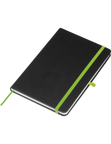 Σημειωματάριο Α5 μαύρο με πράσινη γκραβούρα