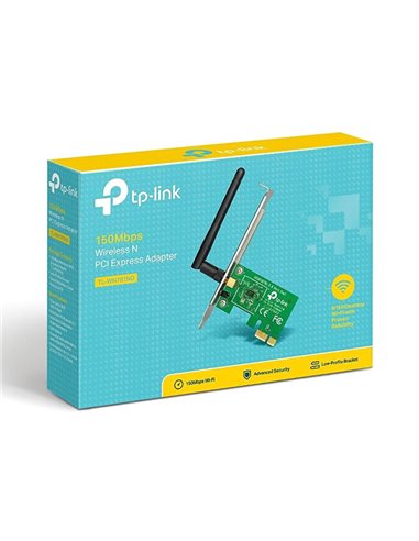 TP-LINK Ασύρματο N PCI Adapter TL-WN781ND, 150Mbps, WPA/WPA2, Ver. 1.0
