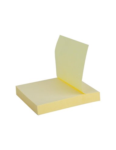 Αυτοκόλλητα χαρτάκια κίτρινα 7,6x5,1εκ. 100φ. (διαφημιστικό)