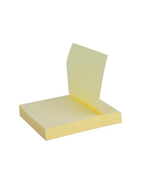 Αυτοκόλλητα χαρτάκια κίτρινα 7,6x5,1εκ. 100φ. (διαφημιστικό)