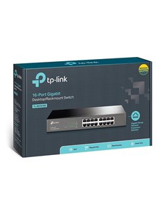 TP-LINK Desktop Switch TL-TL-SF1024D, 10/100Mbps, 24 Θύρες, Ver. 3.0