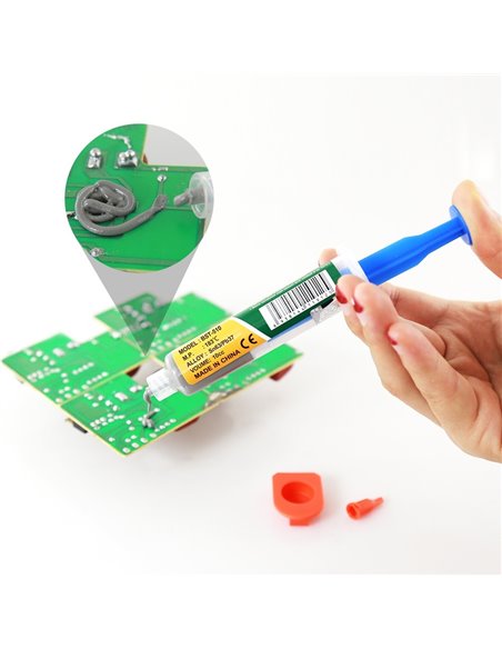 BEST Solder Paste BST-510, Sn/63/Pb37, 10cc