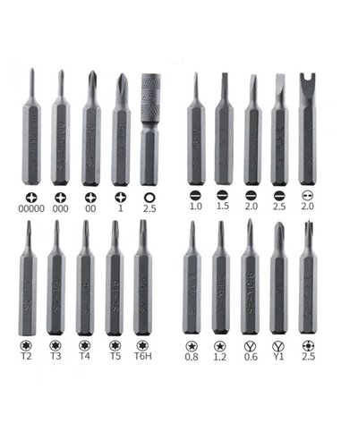 BEST set κατσαβιδιών ακριβείας BST-8930B, 22 τεμάχια