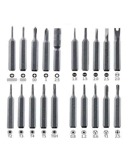 BEST set κατσαβιδιών ακριβείας BST-8930B, 22 τεμάχια