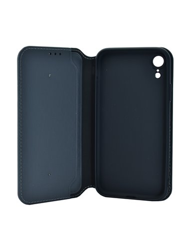 POWERTECH Θήκη Slim Leather για iPhone XR, γκρι