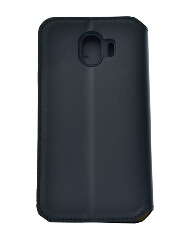 POWERTECH Θήκη Slim Leather για Samsung J4 2018, μαύρη