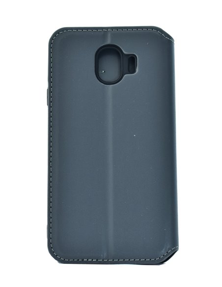 POWERTECH Θήκη Slim Leather για Samsung J4 2018, γκρι