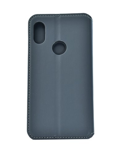 POWERTECH Θήκη Slim Leather για Xiaomi Redmi Note 6, γκρι
