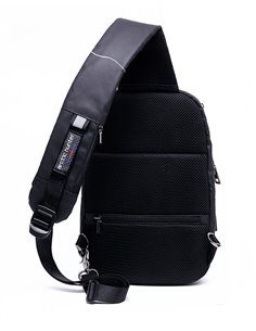 ARCTIC HUNTER τσάντα Crossbody XB-00081, USB, 6L, μαύρη