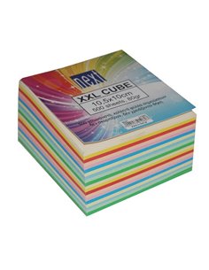 Next κύβος χρωματιστός κολλητός xxl 500φυλ.10,5x10εκ.