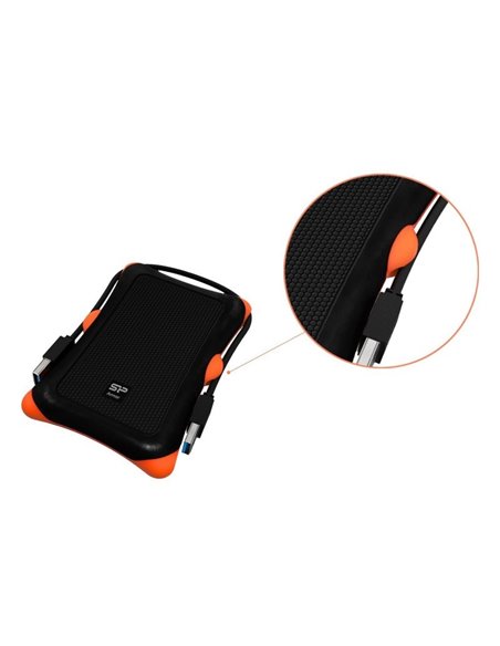 SILICON POWER εξωτερική θήκη Armor 30 HDD 2.5" slim, USB 3.1, shockproof