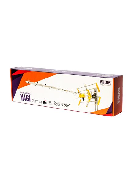 VIKAR εξωτερική κεραία YAGI C9, κατευθυντική, με φίλτρο LTE, 14dB