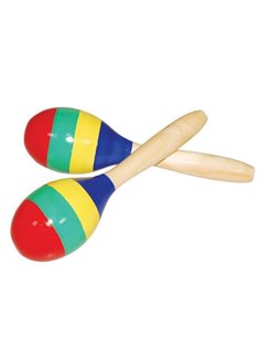 Μαράκες ξύλινες ζευγάρι 21 εκ.