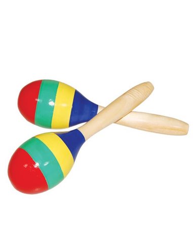 Μαράκες ξύλινες ζευγάρι 21 εκ.