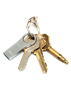 SILICON POWER USB Flash Drive Firma F80, 16GB, USB 2.0, ασημί