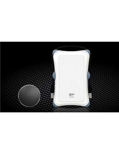SILICON POWER εξωτερικός HDD Armor A30, 1TB, USB 3.2, λευκός