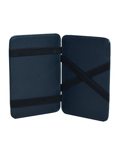 INTIME έξυπνο πορτοφόλι IT-014, RFID, δερμάτινο, μπλε