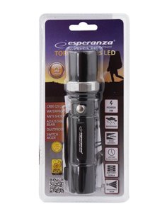 ESPERANZA Φακός Sirius EOT003, Cree Q5 LED, 5W, 250 lumens, μαύρος