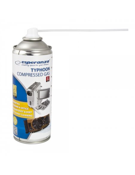 ESPERANZA σπρέι πεπιεσμένου αέρα ES103 για ηλεκτρονικές συσκευές, 400ml