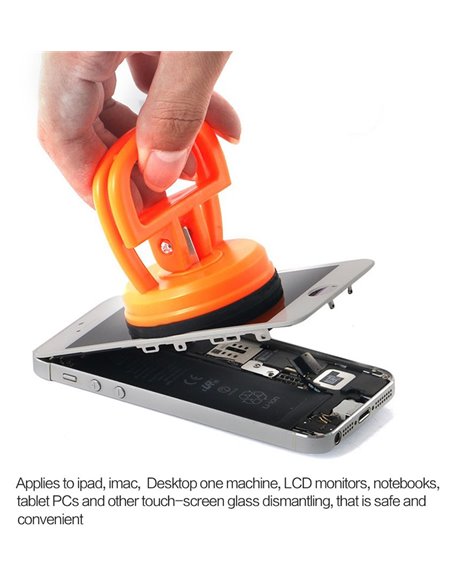 BEST Βεντούζα για συγκράτηση οθόνης BST-005-CUP, 55mm, πορτοκαλί