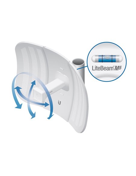 UBIQUITI LiteBeam M5 airMAX CPE Access Point LBE-M5-23, 23dBi, 5GHz