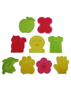 Αυτοκόλλητα χαρτάκια σημειώσεων φωσφορούχα 9 σχέδια