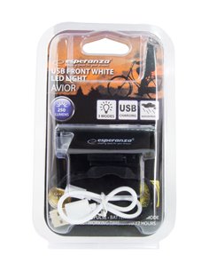 ESPERANZA Εμπρόσθιος φωτισμός ποδηλάτου Avior EOT022, επαναφορτιζόμενος