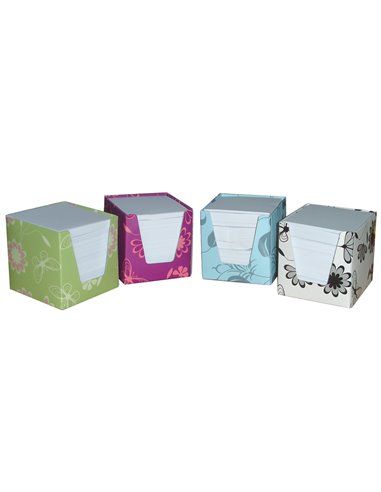 Next κύβος luxury με 750 φύλλα λευκά 8x8εκ.