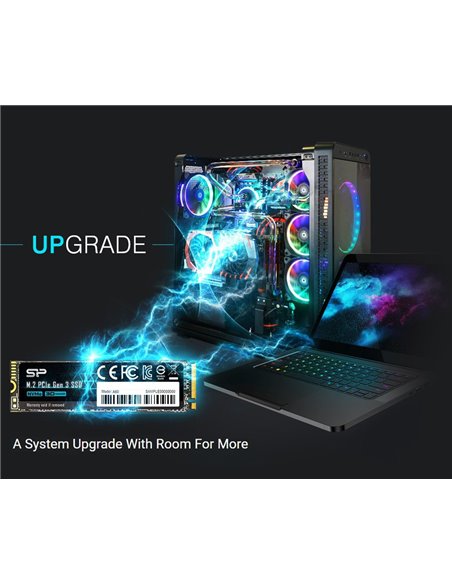 SILICON POWER SSD PCIe Gen3x4 P34A60 M.2 2280, 512GB, 2.200-1.600MB/s