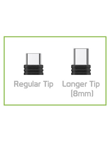 POWERTECH αντάπτορας USB-C σε Micro USB θηλυκό CAB-UC043, longer tip