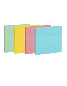 Αυτοκόλλητα χαρτάκια 4χρώματα 5x5εκ. 400φ.