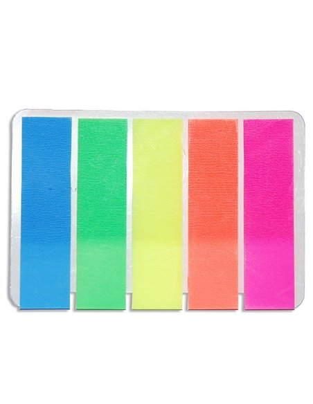 Σελιδοδείκτες χρωματιστοί 4,8x1.2εκ. 20φ.(διαφημιστικό)